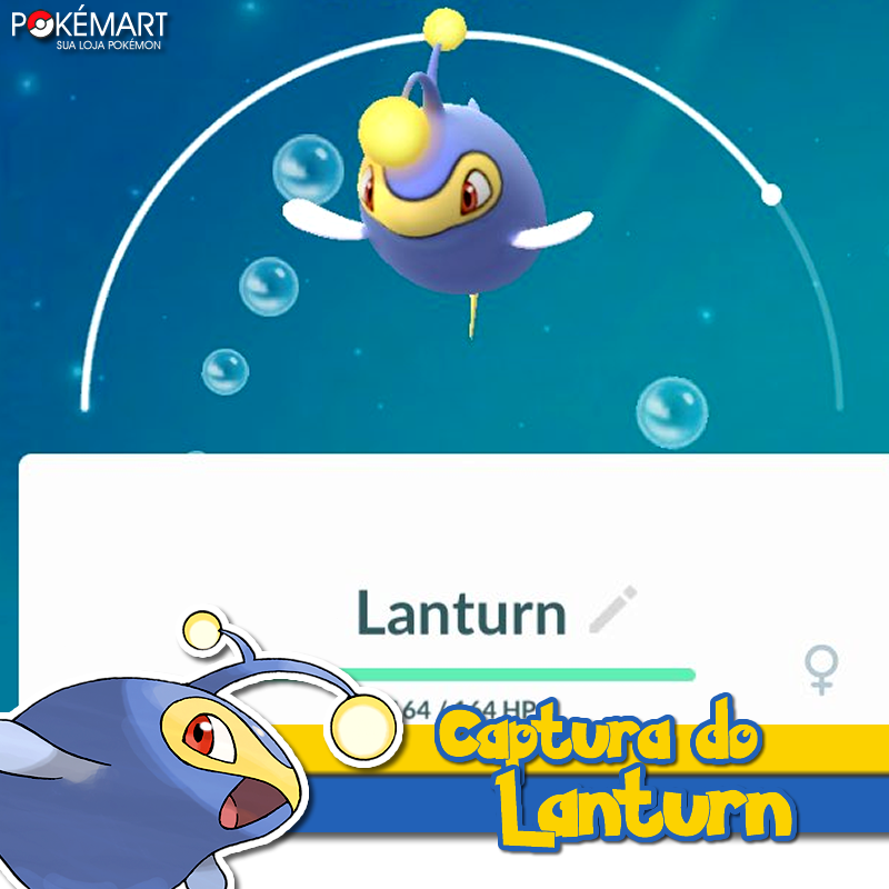Os ataques corretos do Lanturn no Pokémon GO. 