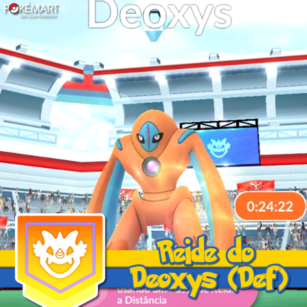 ◓ Pokémon GO: Deoxys disponíveis em Reides Lendárias por tempo limitado  (Season of Light)