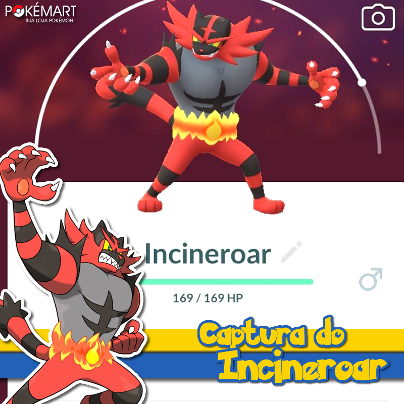 Incineroar Pok Mon Go Pok Mart