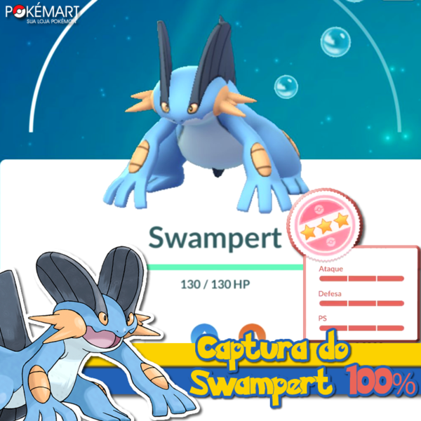 Mega Swampert & Swampert Pokeball & Mudkip Pokeball - Pokemon