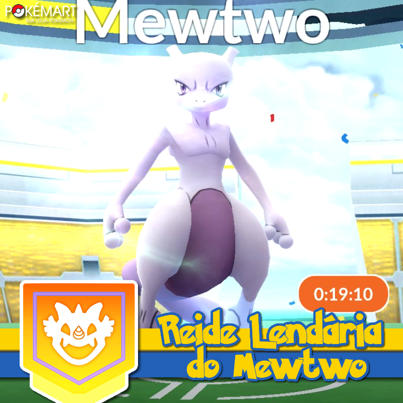 Pokémon GO  Mewtwo estará disponível em raides normais - NerdBunker