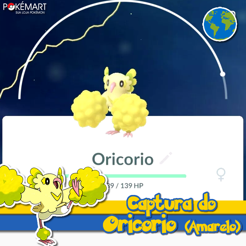 Oricorio (Amarelo) - Pokémon GO - PokéMart